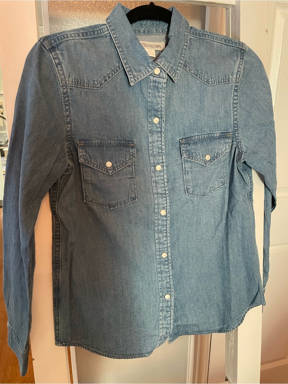 Outerknown Light Blue Denim Shirt